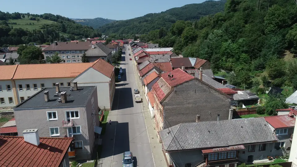Ulice v centre mesta, ktoré patria do zvozovej trasy.
